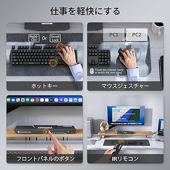 KT88EH　EH社の４本　動作品 Amazon.co.jp: TESmart KVMスイッチ 4入力1出力 HDMI切り替え器